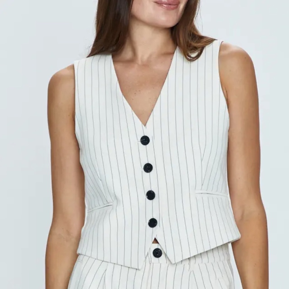 Vero Pinstripe Vest Pistola Size L